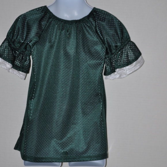 Girl's Jersey It's Football Y'all Green White 2T-4 - Picture 2 of 5